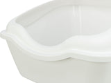 TRIXIE Cleany Cat Katzentoilette mit Rand – hohe Umrandung, Easy-Click, rutschfest, 54×45×21 cm