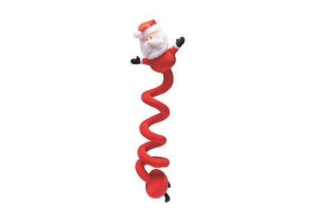 Beeztees Xmas Plüsch-Spirale – Weihnachtsspielzeug für Hunde, 35 cm