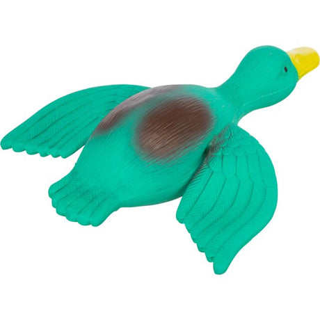 TRIXIE Hundespielzeug Latex-Ente mit Tierstimme – 30 cm, quietschend, robust