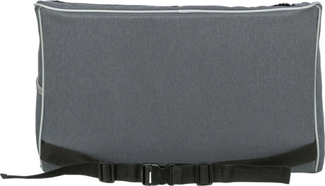TRIXIE Autositz Hund faltbar – Teddyplüsch, Gurtdurchführung, bis 10 kg, 56×37×36 cm