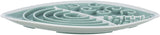 TRIXIE Lick'n'Snack Schleckplatte Anti-Schling – 3 Strukturen, spülmaschinenfest, 28×21 cm, lime/grau
