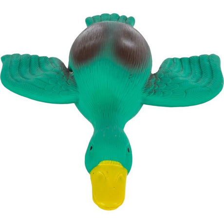 TRIXIE Hundespielzeug Latex-Ente mit Tierstimme – 30 cm, quietschend, robust