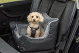 TRIXIE Hunde Autositz – weich gepolstert, Gurtdurchführung, waschbar, 50×40×50 cm, schwarz