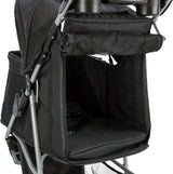 TRIXIE Hunde Buggy – gefedert, faltbar, bis 11 kg, 47×100×80 cm, schwarz