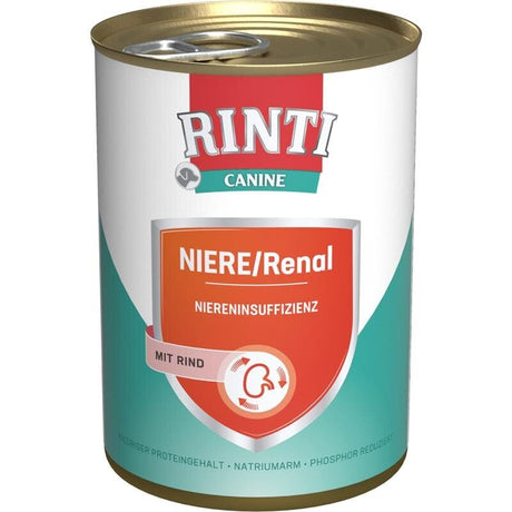 Rinti Canine Renal Nierendiät – 12x400g Rind