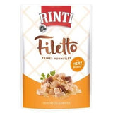 Rinti Filetto Jelly Nassfutter für Hunde – Huhn & Hühnerherz 24 x 100g