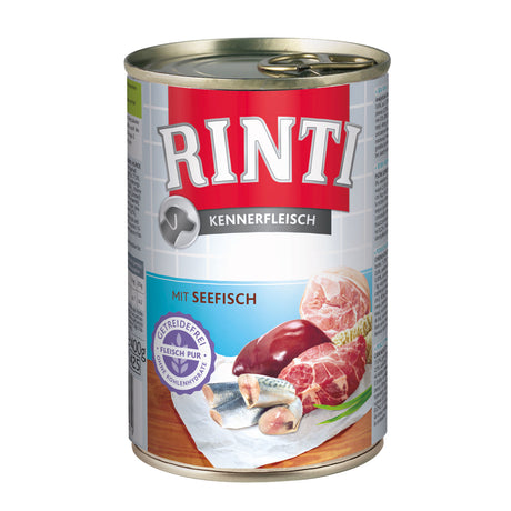 Rinti Kennerfleisch Hundefutter – 12 x 400g, Seefisch