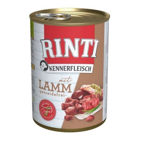 Rinti Kennerfleisch Hundefutter – 24 x 400g Lamm