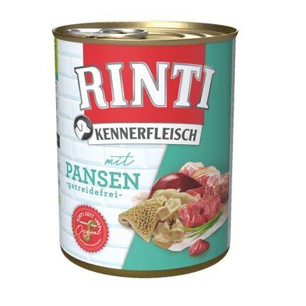 Rinti Kennerfleisch Hundefutter – 12 x 800g Pansen