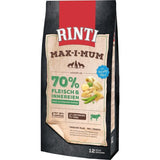 Rinti Maximum Trockenfutter für Hunde | Getreidefrei & Hoher Frischfleischanteil (Huhn oder Rind)