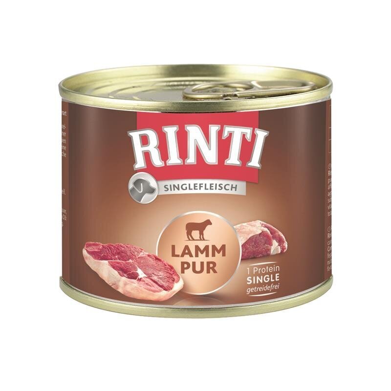Singlefleisch Hundefutter Dose – 12 x 185 g Lamm pur