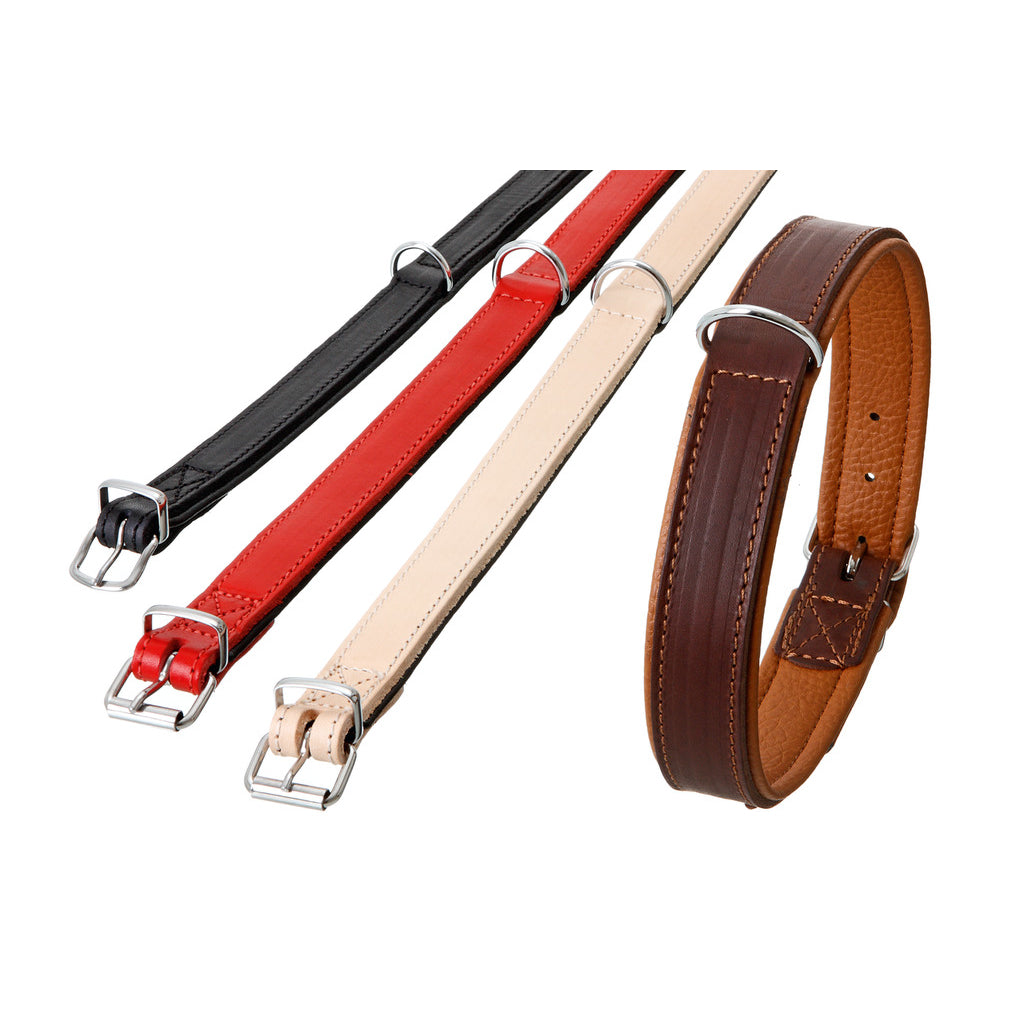 Lederhalsband Rondo unterlegt