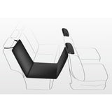 Rücksitz Auto-Schondecke teilbar mit Kopfstützen-Schutz