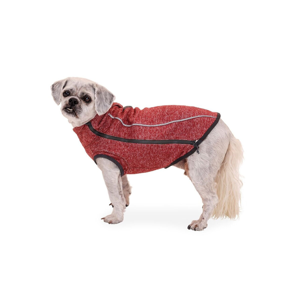 Hemp Hound Hundepullover mit Reißverschluss