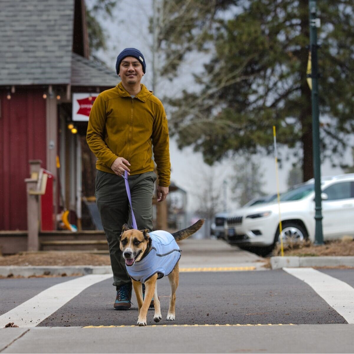 Hemp Hound Hundepullover mit Reißverschluss
