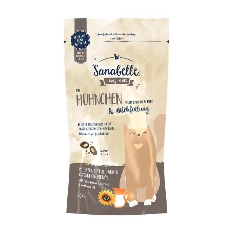 Knusperkissen Snack – Huhn/Milch, 55g