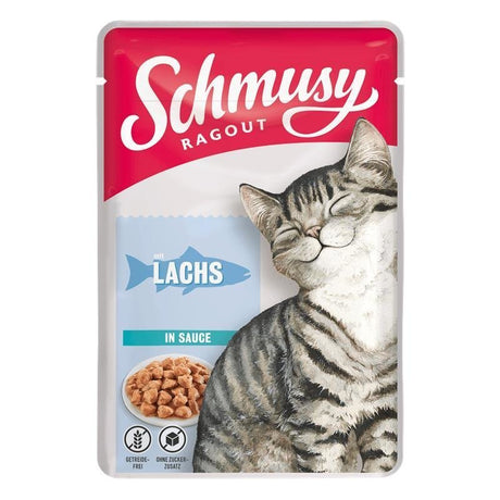 Katzen Futter Ragout in Sauce – Lachs in Sauce 22x100g