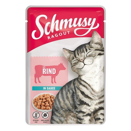 Katzen Futter Ragout in Sauce – Rind in Sauce 22x100g