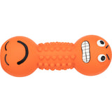 Smiley Hantel Hundespielzeug aus Latex