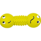 Smiley Hantel Hundespielzeug aus Latex