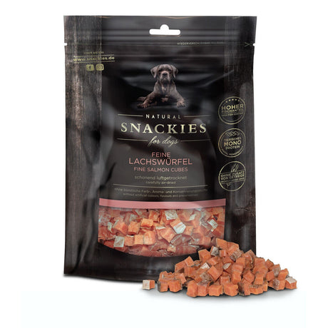 Luftgetrocknete Trainingswürfel – Lachswürfel, 170 g