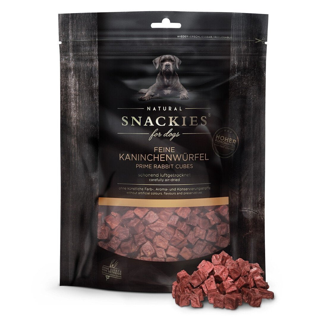 Luftgetrocknete Trainingswürfel – Kaninchenwürfel, 170 g