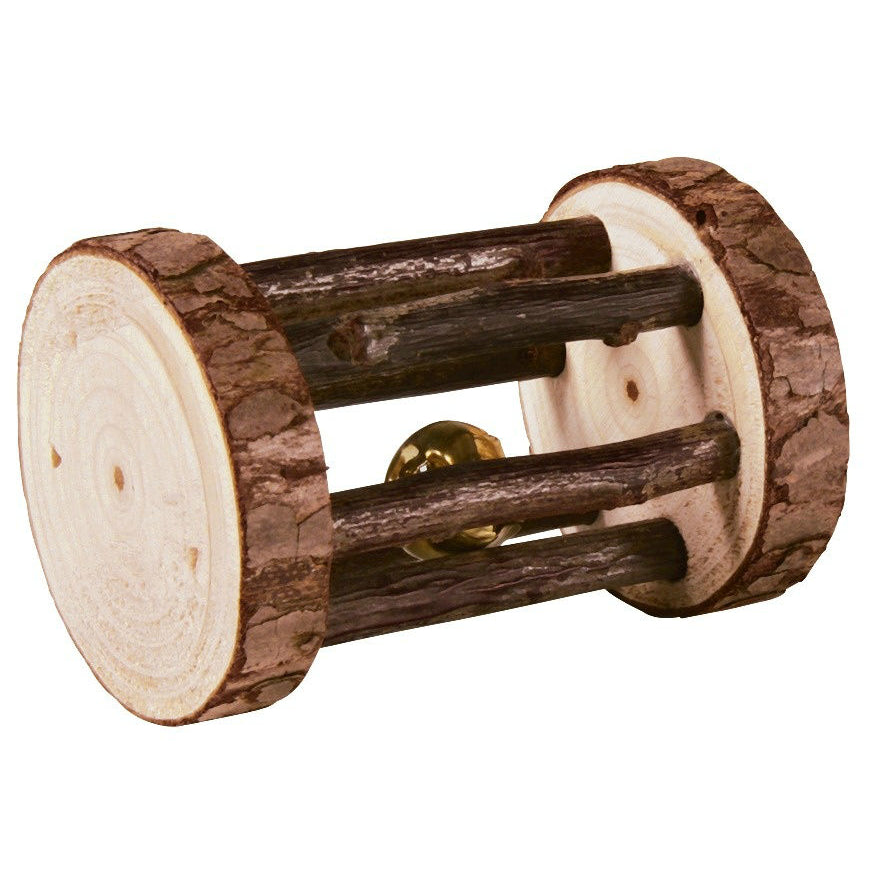 Spielrolle für Kleintiere, Naturholz