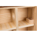 Spielturm mit Sichtscheibe für Hamster und Mäuse – 30 × 30 × 10 cm