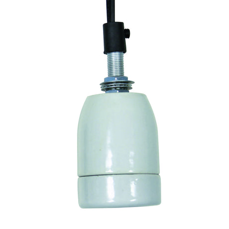 Terrarium Fassung Pro Socket aus Porzellan – bis 250 W, 1,80 m