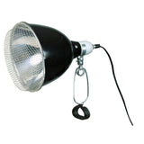 Terrarium Klemmlampen mit Schutzgitter – Maße: ø 21 × 21 cm max. Leistung: 250 W