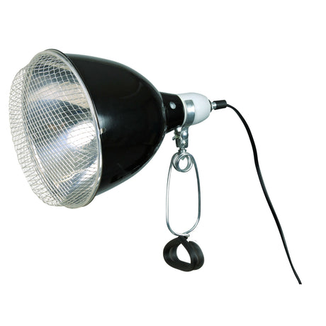 Terrarium Klemmlampen mit Schutzgitter – Maße: ø 21 × 21 cm max. Leistung: 250 W
