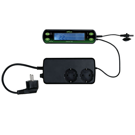 Thermostat digital für Terrarium – 16 × 4 cm, zwei Schaltkreise