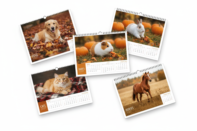 Tierkalender Collage 2027