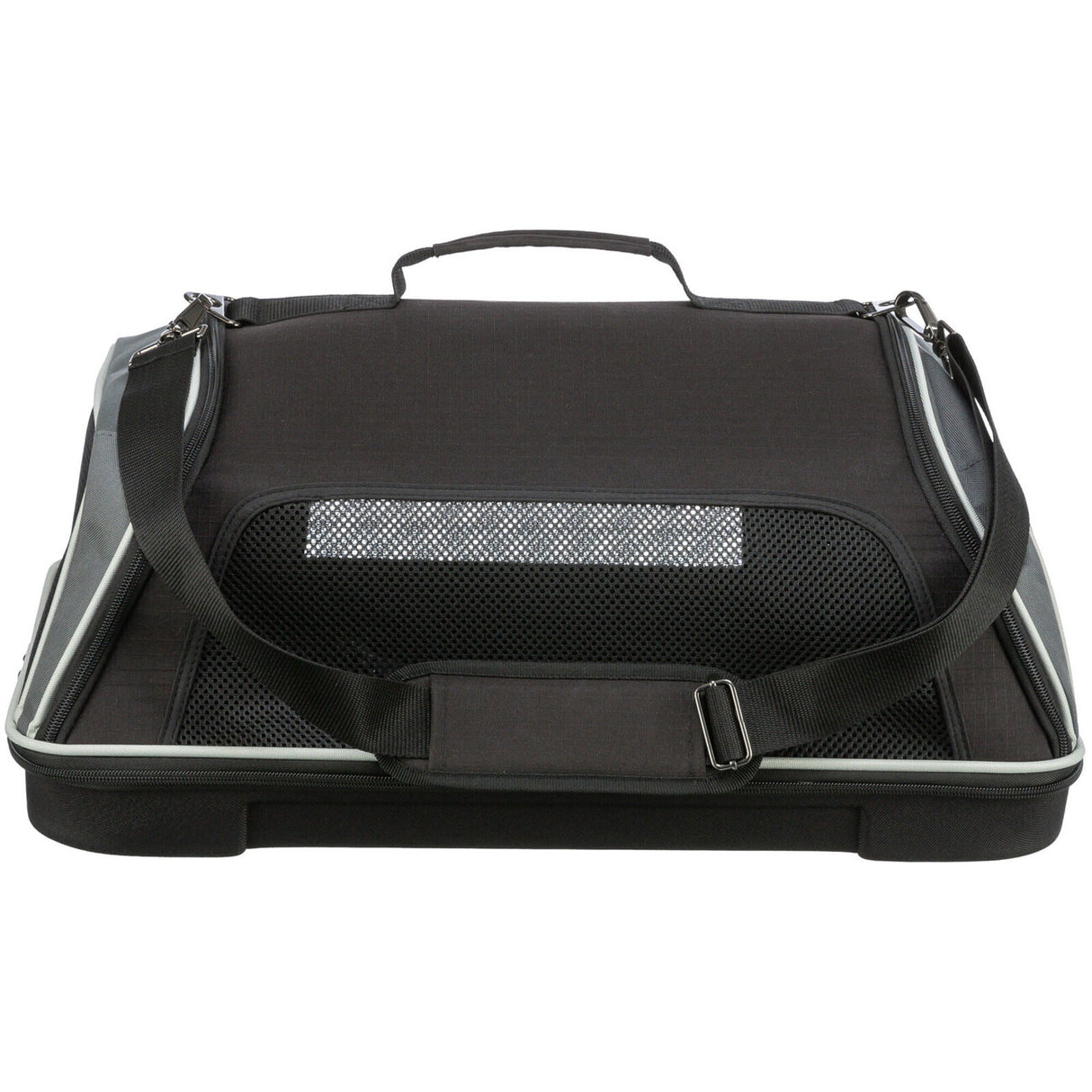Airline Tasche Boarding – 55 × 23 × 40 cm, bis zu 7 kg, schwarz/grau
