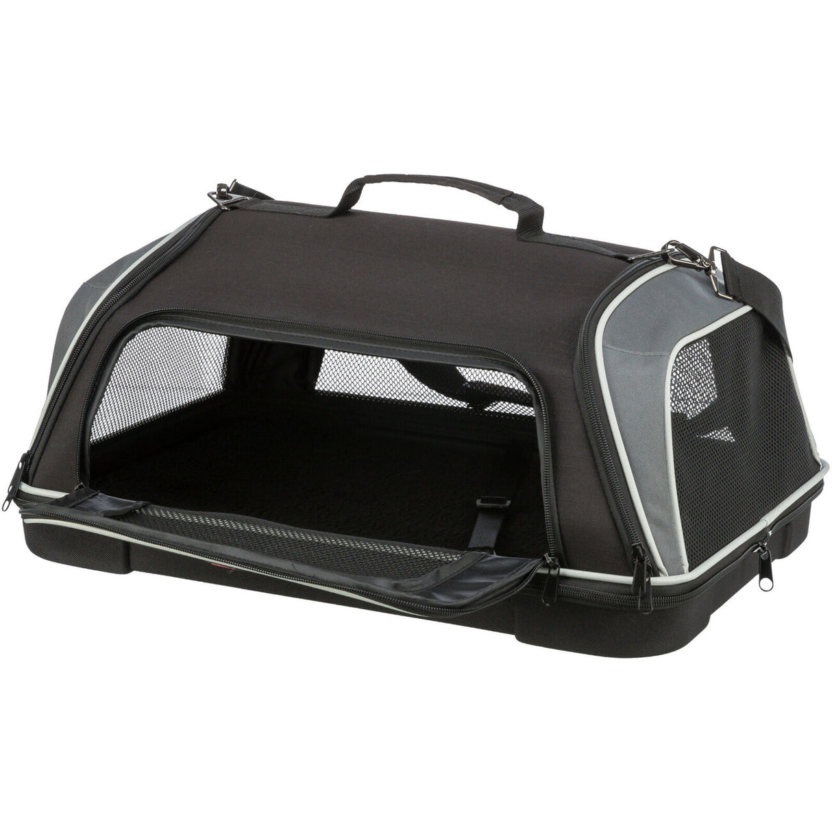 Airline Tasche Boarding – 55 × 23 × 40 cm, bis zu 7 kg, schwarz/grau