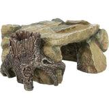Aquarium Felsen mit Baumstamm