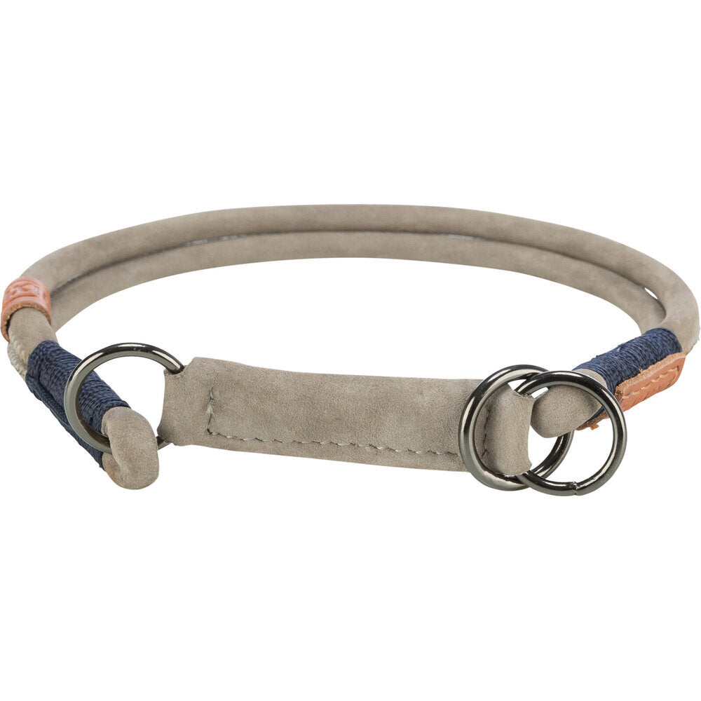 BE NORDIC Zug-Stopp Hundehalsband Leder