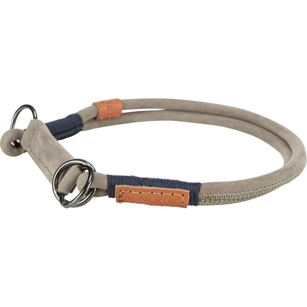 BE NORDIC Zug-Stopp Hundehalsband Leder