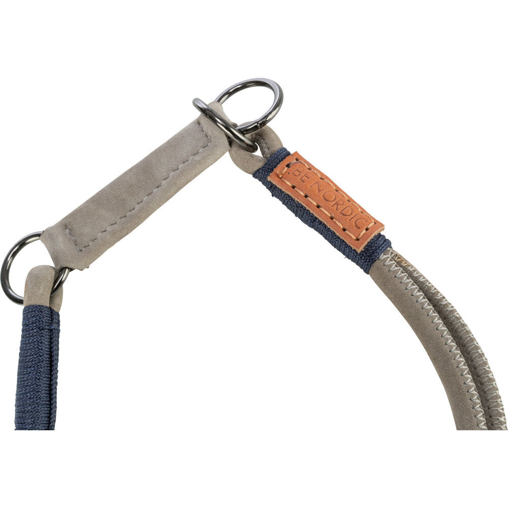 BE NORDIC Zug-Stopp Hundehalsband Leder