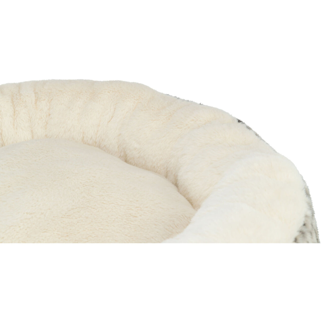Hundebett Leo – ø 50 cm, hellbraun/braun