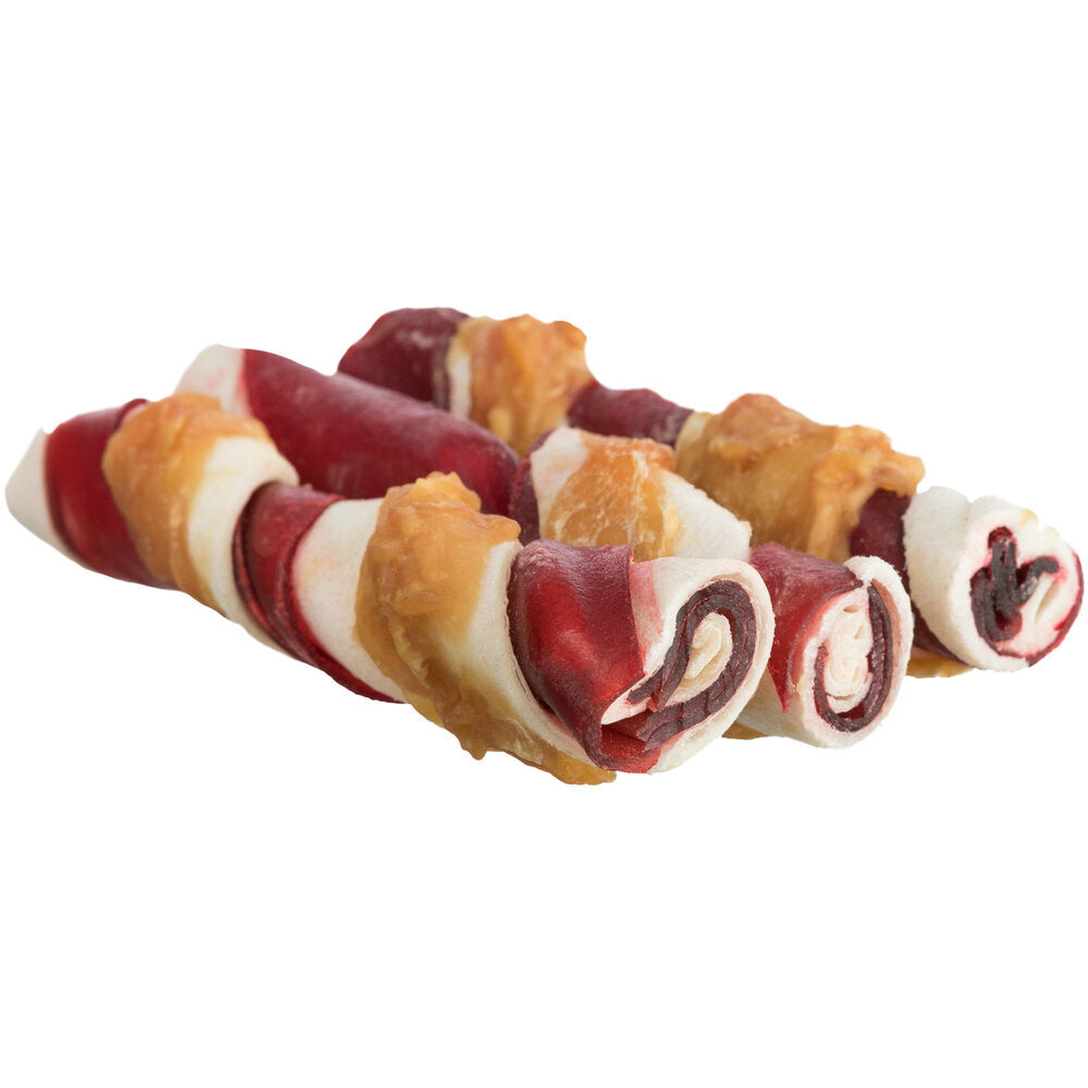 Denta Fun Barbecue Chicken Chewing Rolls Hunde Kaustangen