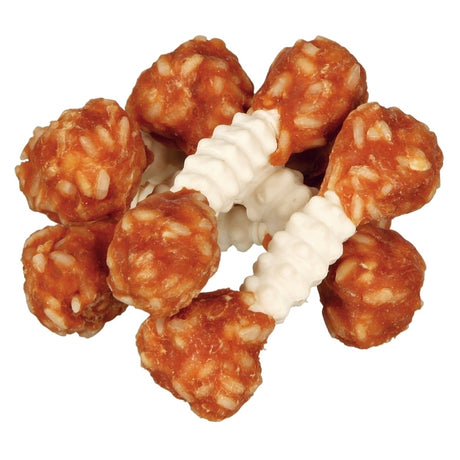 Trixie Denta Fun Kauhantel Huhn, Hundesnack – 6 St./100 g