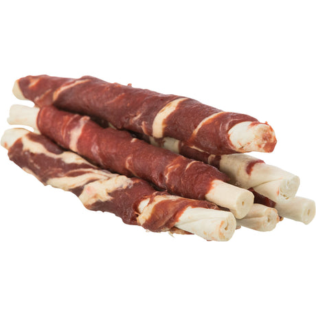 Denta Fun Marbled Beef Chewing Rolls – 12 cm, 6 Stk je 70g