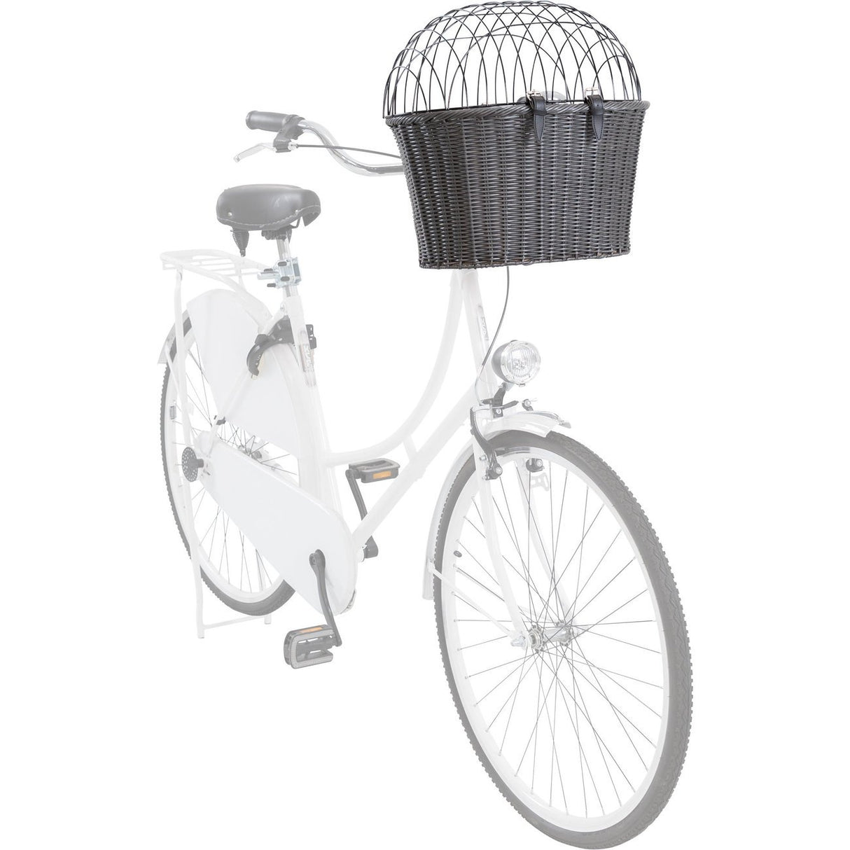 Front Fahrradkorb für Hunde und Katzen mit Gitter