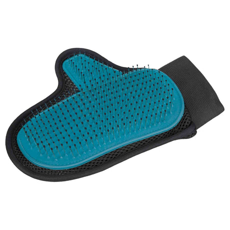 Fellpflege Handschuh mit Metallborsten – 18 × 24 cm
