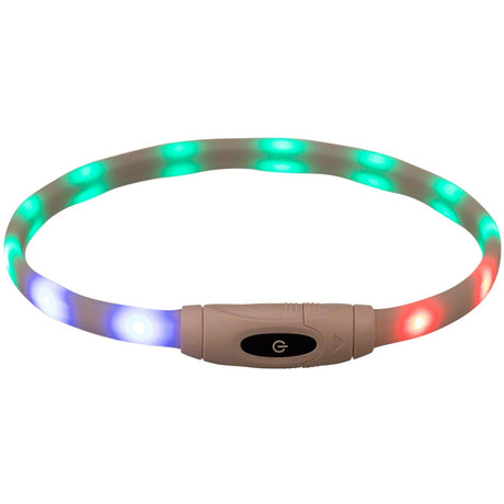 Flash Leuchtring für Hunde, USB, Silikon