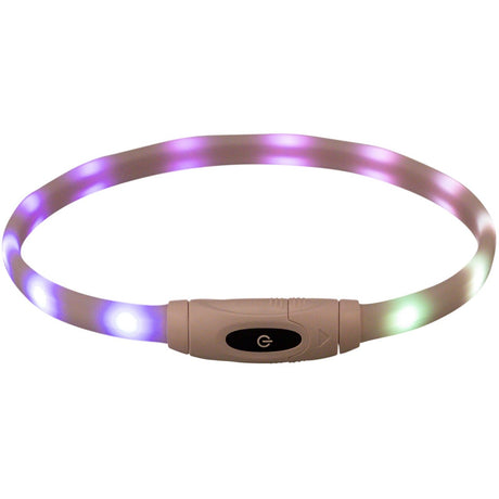 Flash Leuchtring für Hunde, USB, Silikon