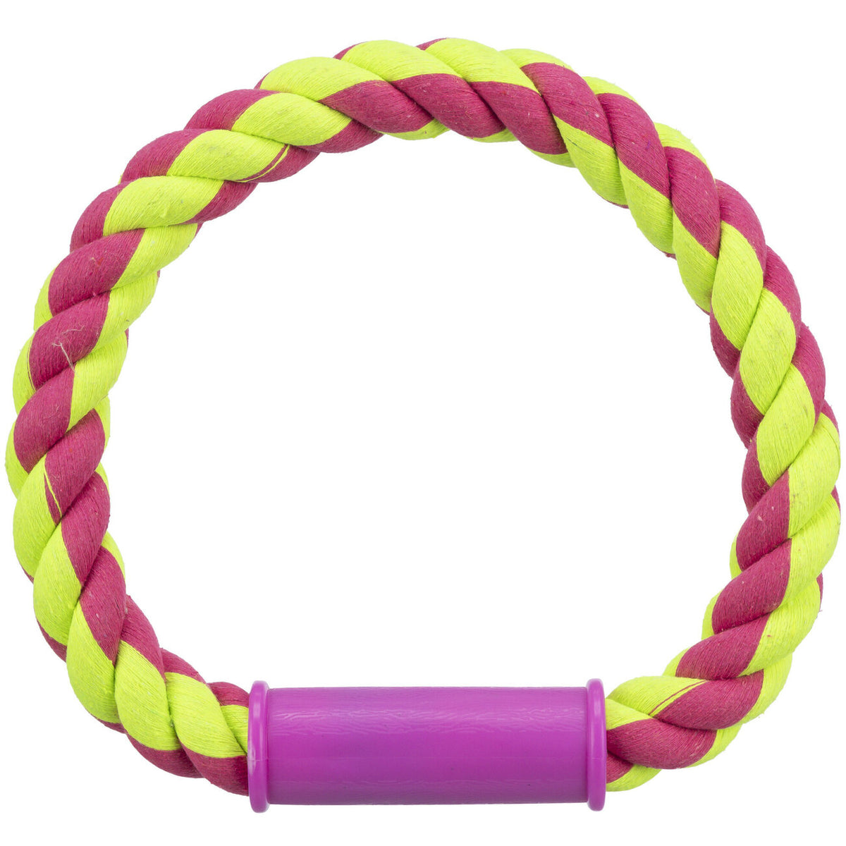 Greifer für Hunde, rund, Baumwolle - ø 30 cm / pink