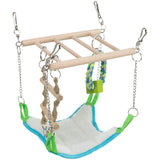 Hamster Hängebrücke mit Hängematte – 17×22×15 cm