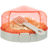 Hamstertoilette Ecktoilette mit Dach